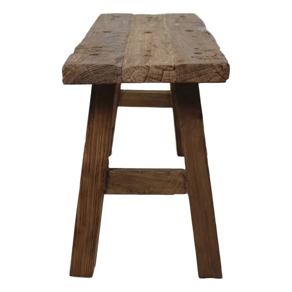 Sierbank - rustiek - oud teak - Afbeelding 2